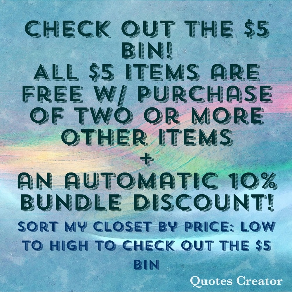 Bundle Items & Save! 🌺
